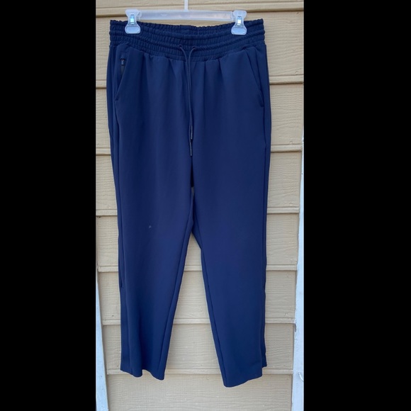 Athleta Metropolis Straight Leg Pant PrimaTwill Navy Blue sz.8 - Picture 2 of 10